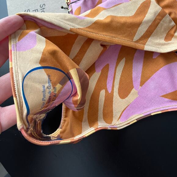 SALE! Stone Fox Swim Azalea Halter Cut Out One Piece  NWT - Picture 6 of 12